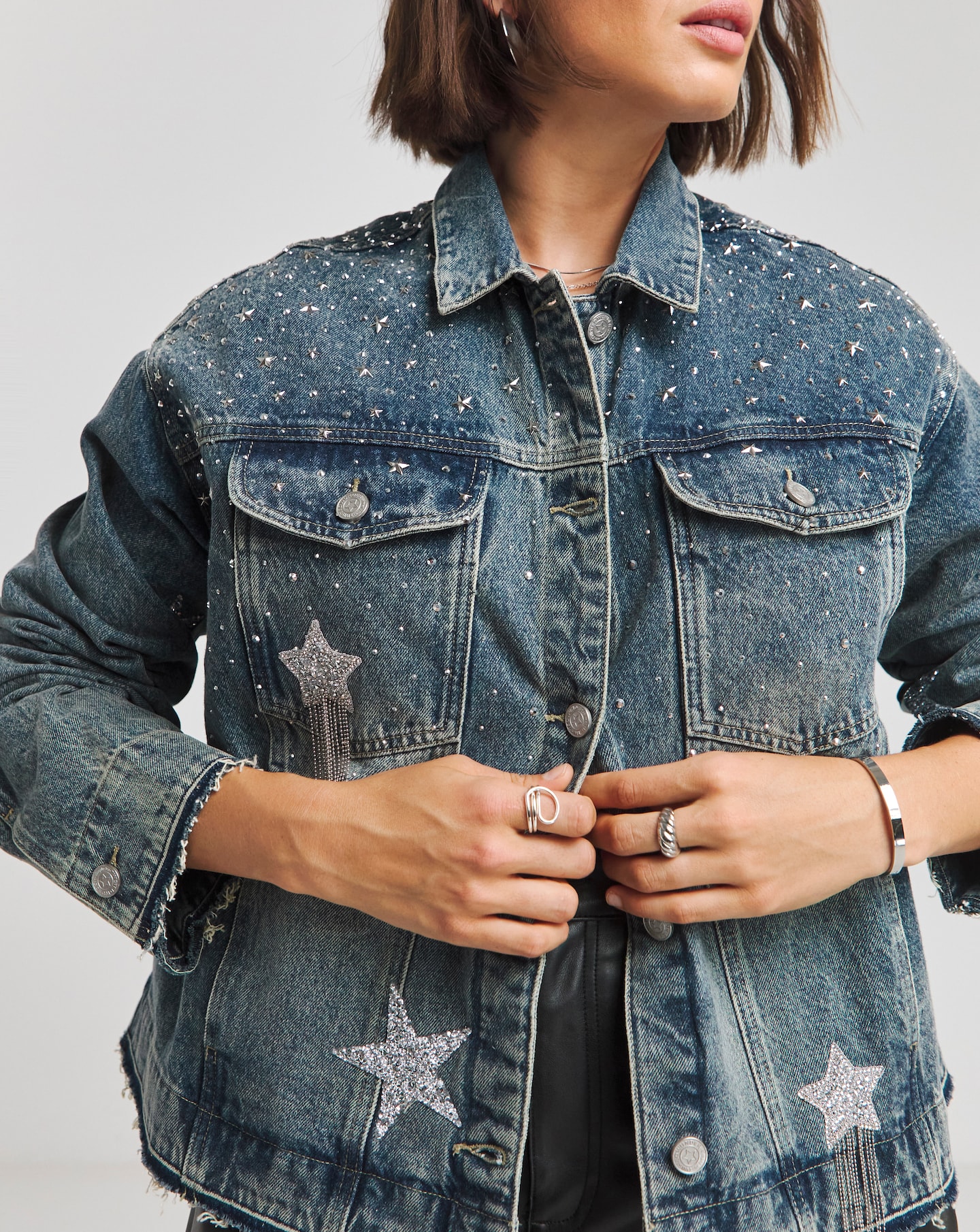 Simply be denim jacket new arrivals