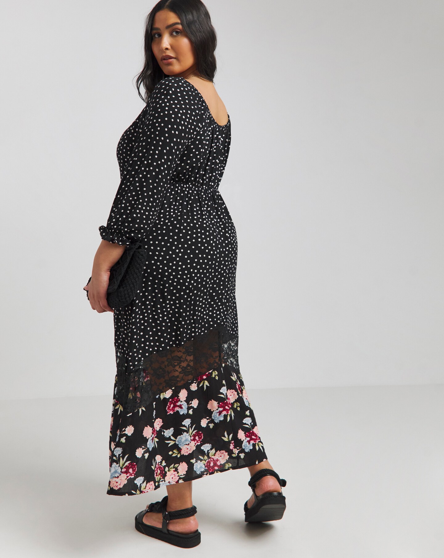 Joe Browns Lace Insert Maxi Dress | Simply Be Joe Browns Lace Insert Maxi Dress | Simply Be