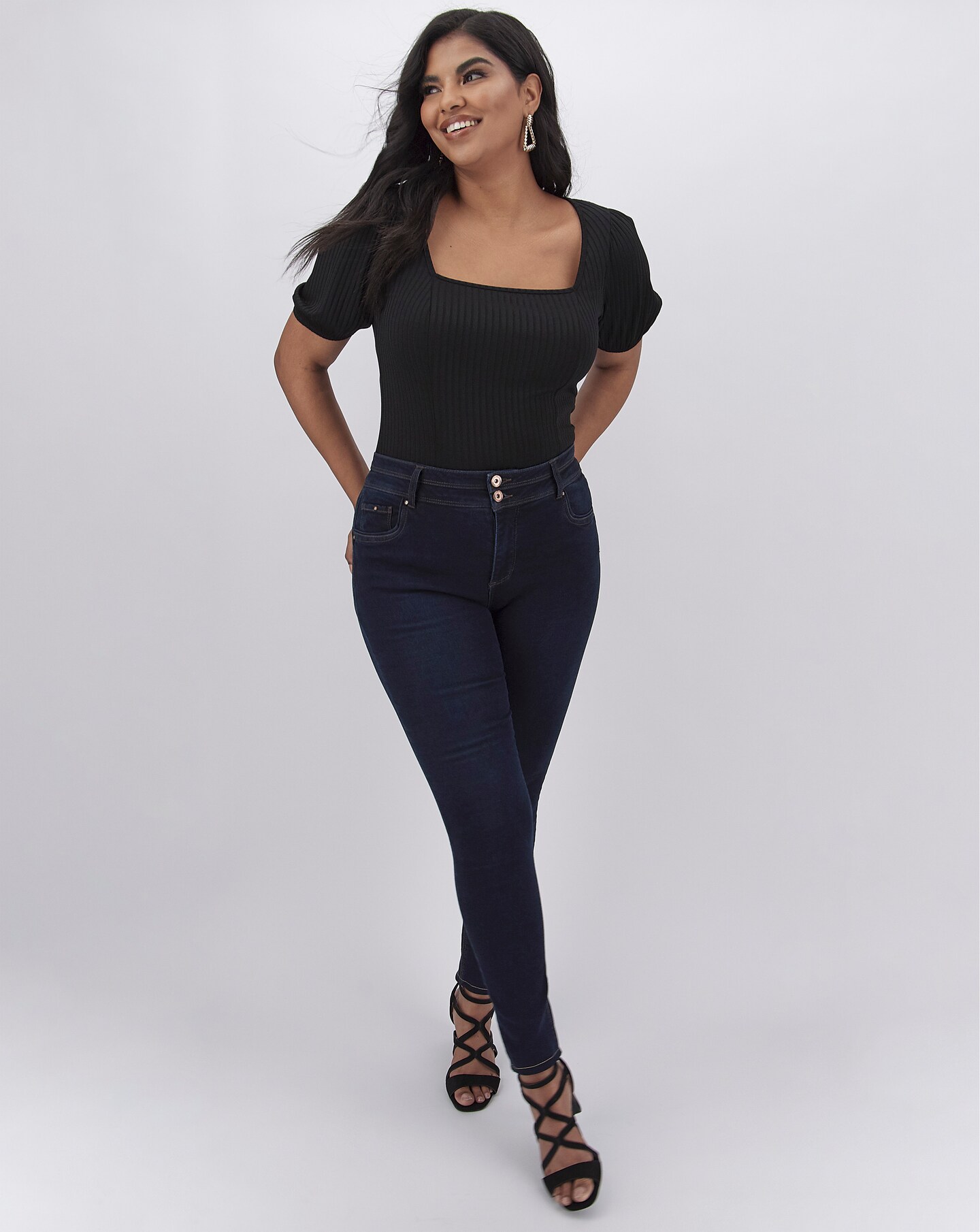 Shape \u0026 Sculpt Skinny Jeans Short 