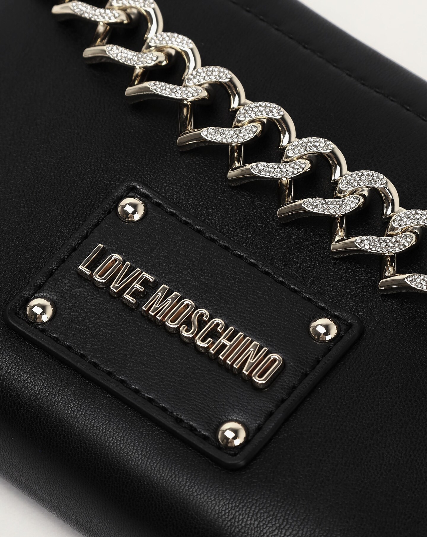 Love Moschino Strass Heart Shoulder Bag Simply Be