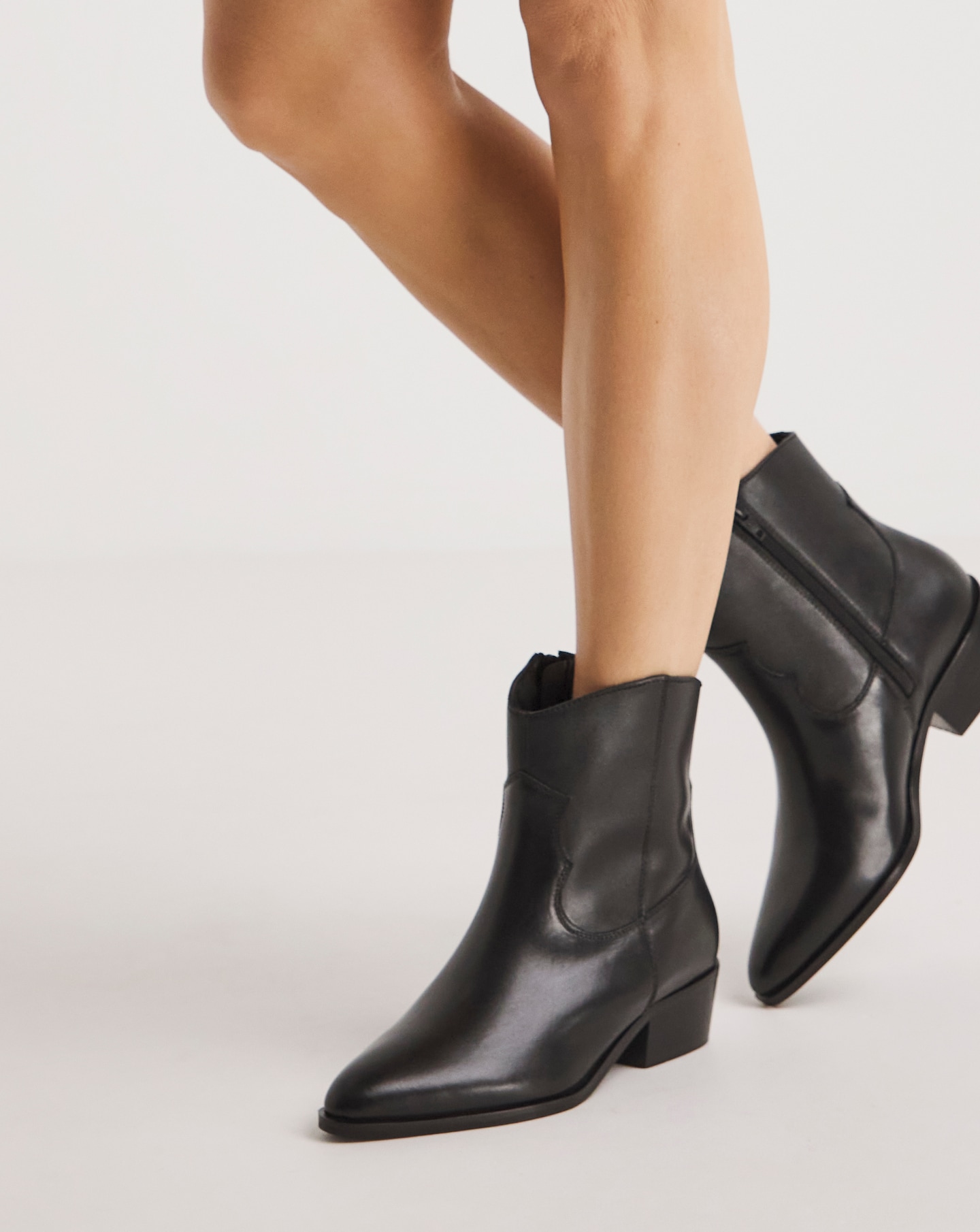 Ankle Western Boots Wide Simply Be