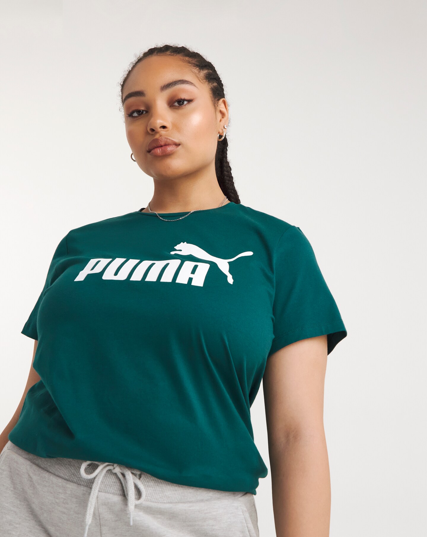 ★ PUMA★ Bias cut rib knit short sleeve t-shirt chamomile z02pm496705w.jpg