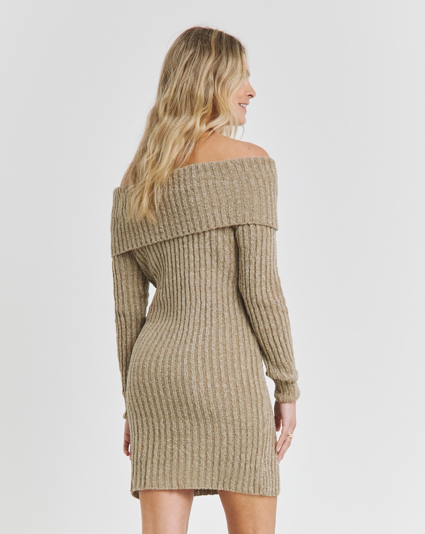brigitte knit dress Brigitte Mini Dress in Linum