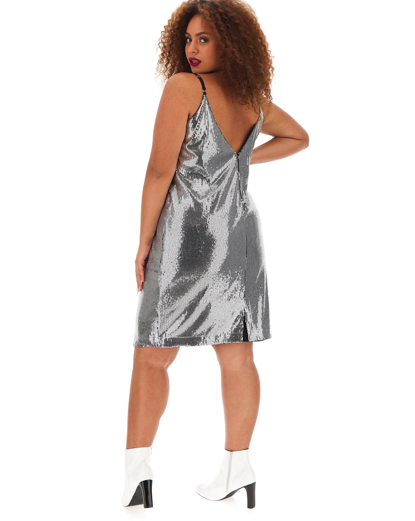 target silver sequin dress